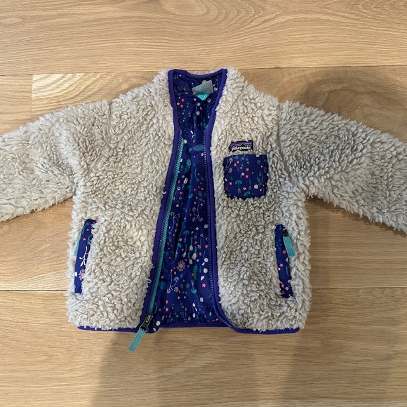 Patagonia toddler size 2 fleece jacket retro-x girls